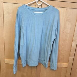Aerie Blue Crew Neck Sweater